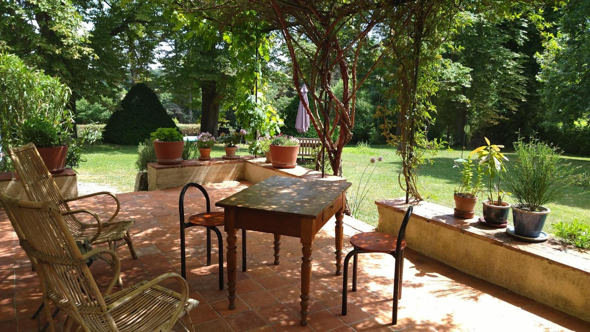 Le Gavachon Bed & Breakfast Leboulin Bagian luar foto